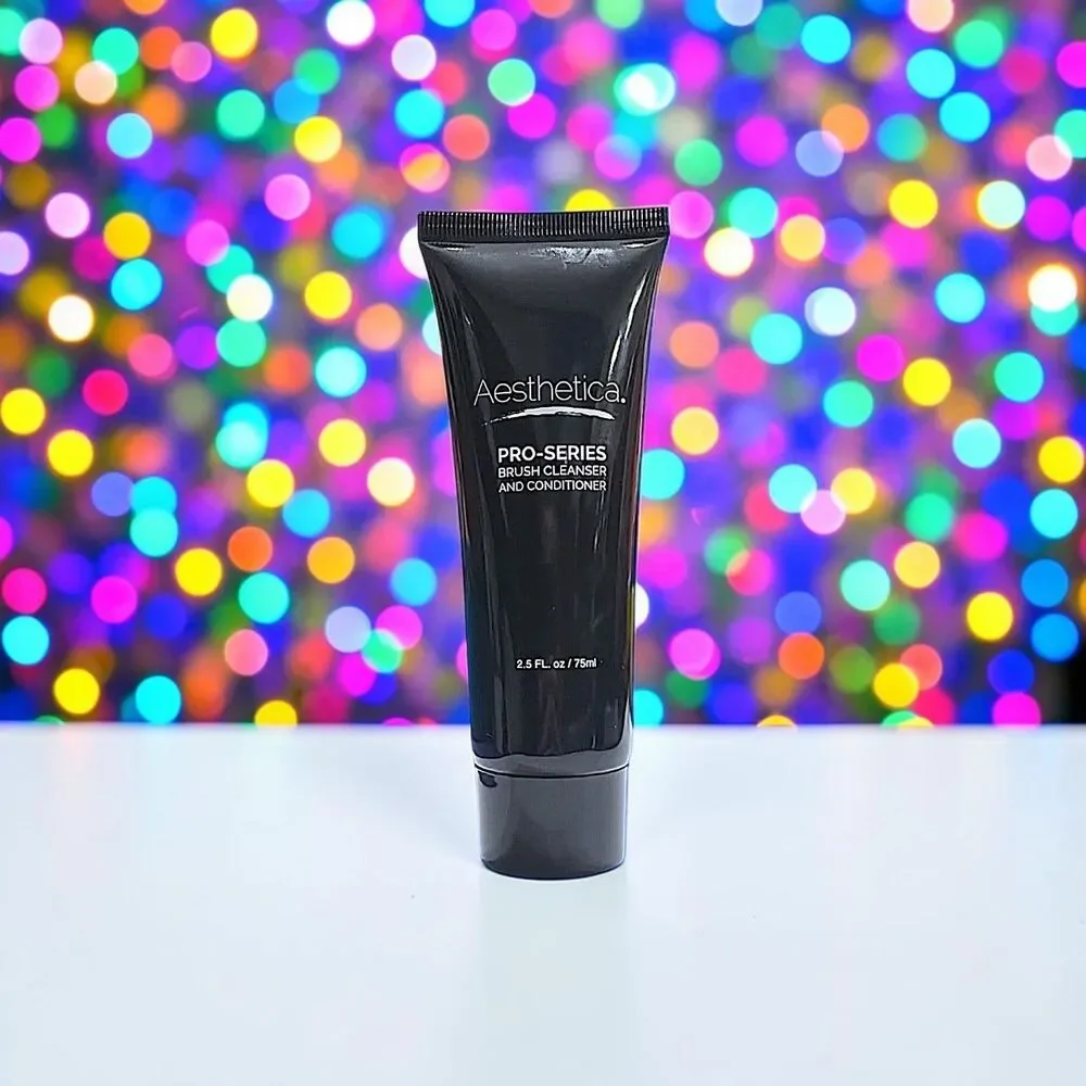 Aesthetica Pro-Series Makeup Brush Cleanser and Conditioner NWOB & Sealed 2.5 oz